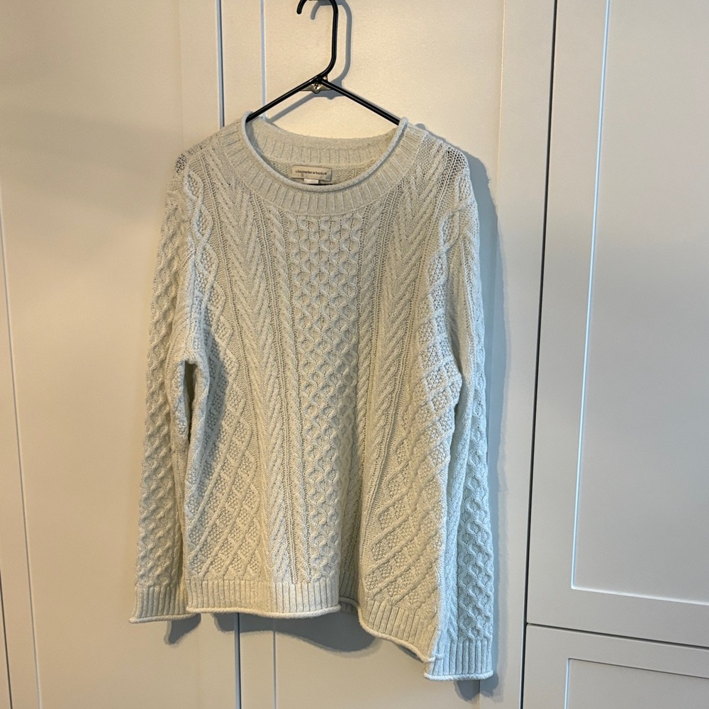 Christopher & Banks cable knit sweater